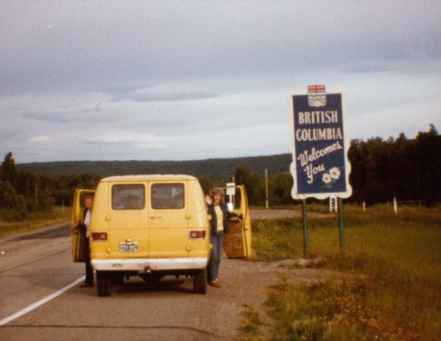 Betty Juanita entering British Columbia