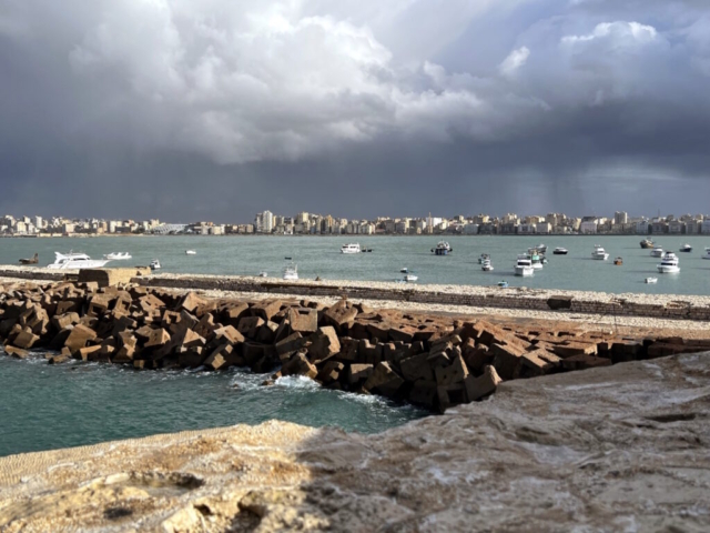 Alexandria from Citadel of Qaitbay