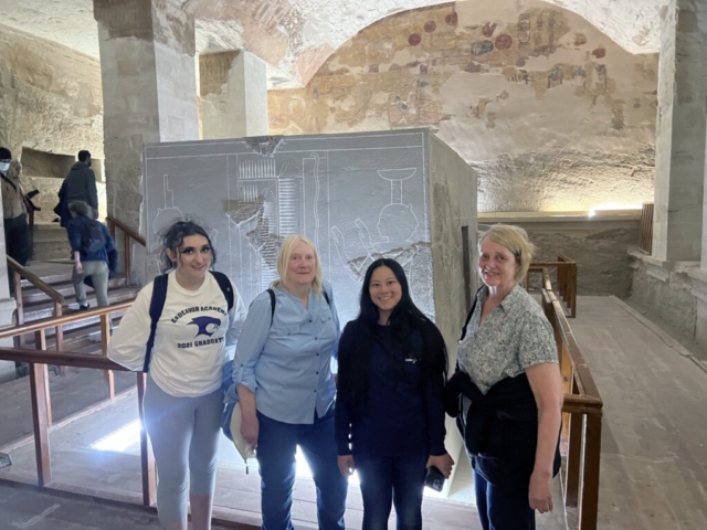 Ana, Veryle, Emilee, Debbie Merneptah tomb