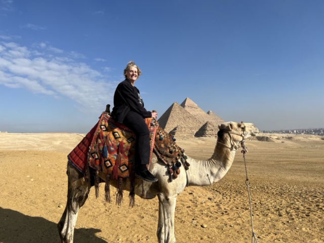 Debbie camel ride