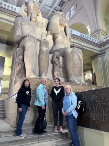 Egyptian Museum Emilee, Debbie, Ana, Veryle