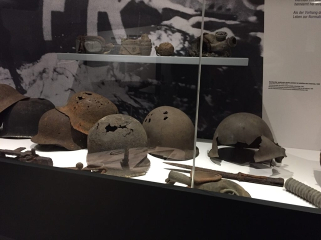 Helmets at the American War Museum