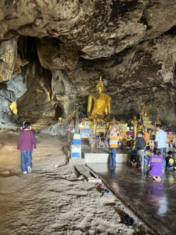 Death Railway Buddah in cave