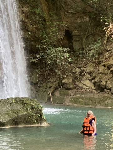 Erwan waterfall Debbie