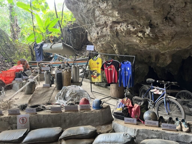 Tham Luang Nang Non Cave items used in rescue