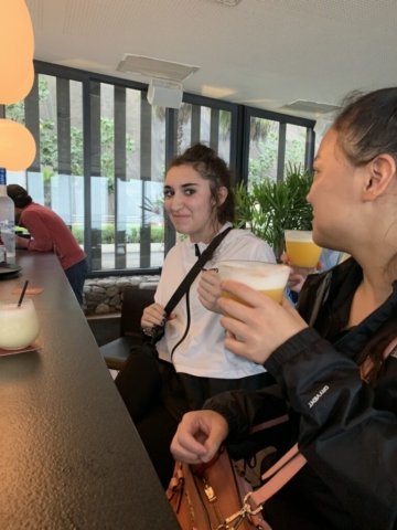 Food tour Pisco Sour class Emilee and Ana