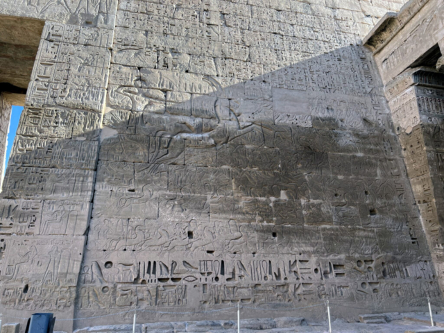 Ramesses III at Medinet Habu